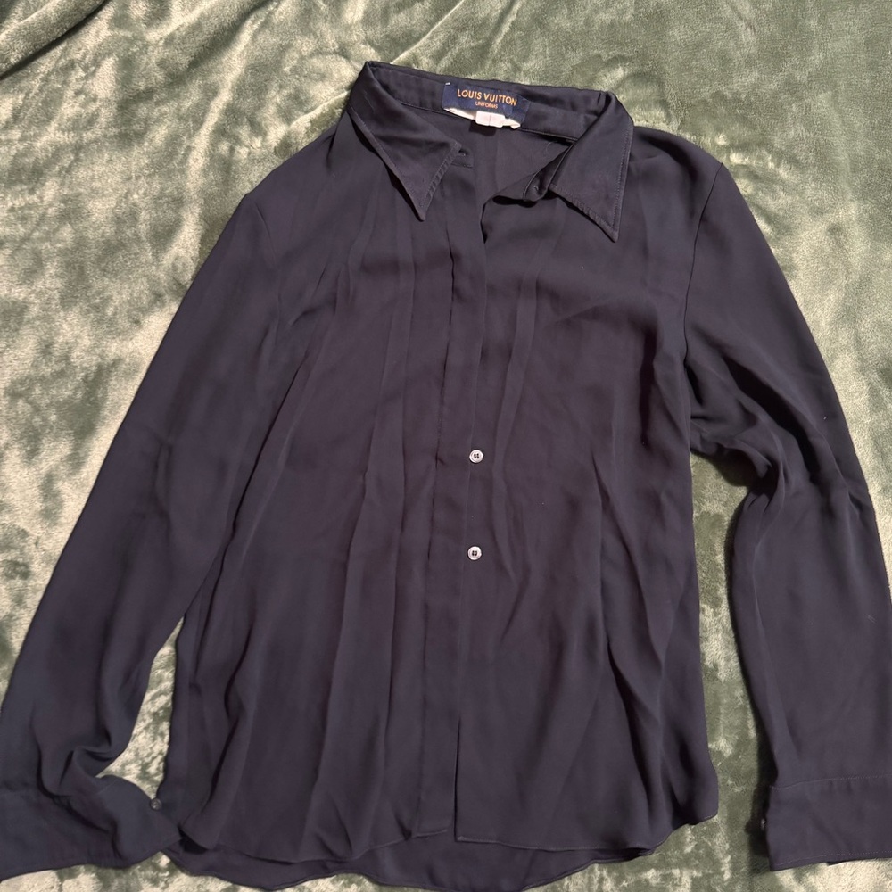 Louis Vuitton Dark Blue Uniform Shirt